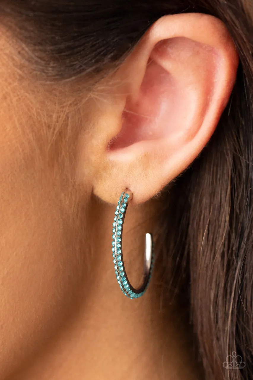 Don't Think Twice Blue Paparazzi Earrings