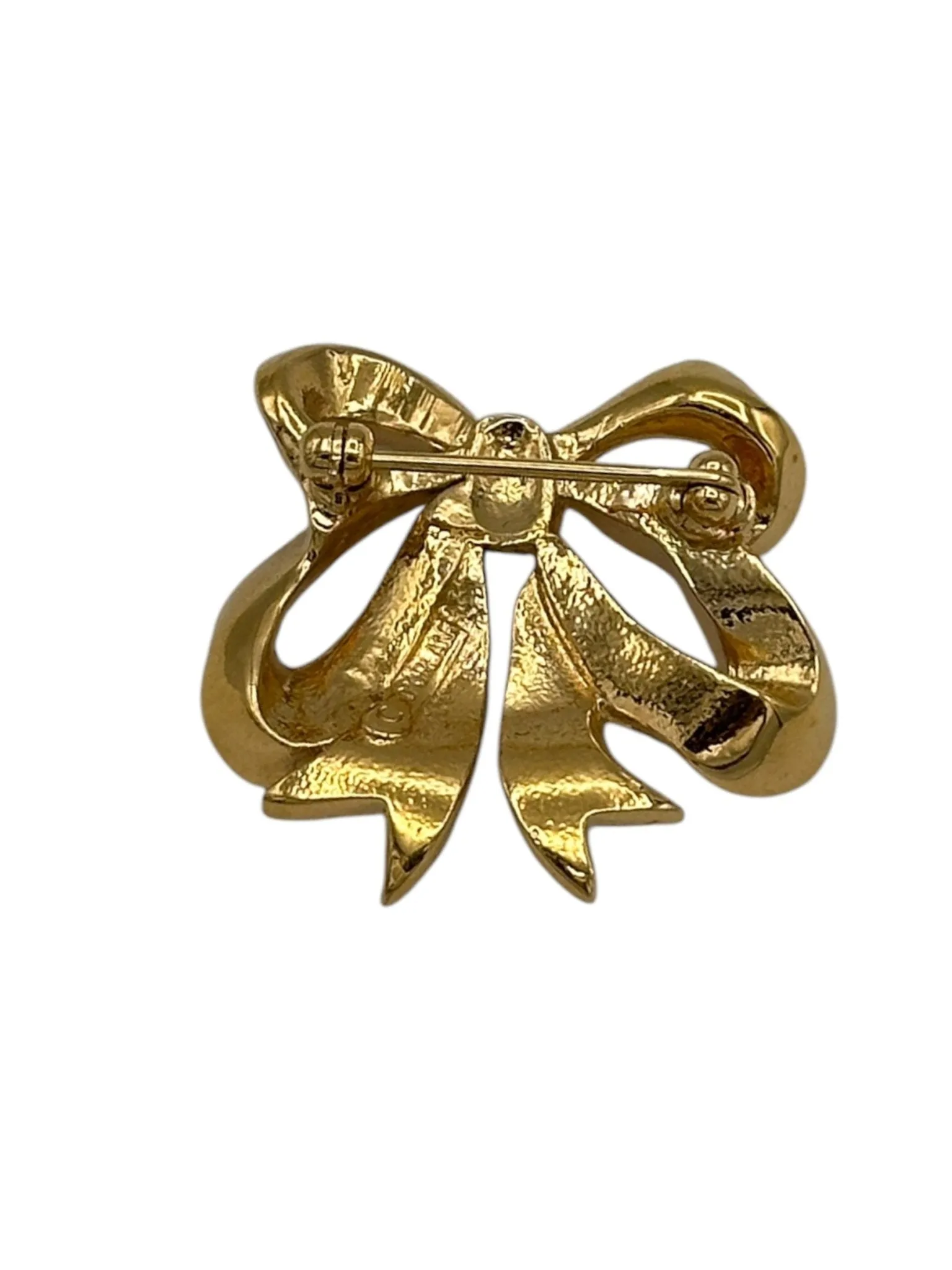 D'Orlan Bijoux Petite Feminine Bow Brooch
