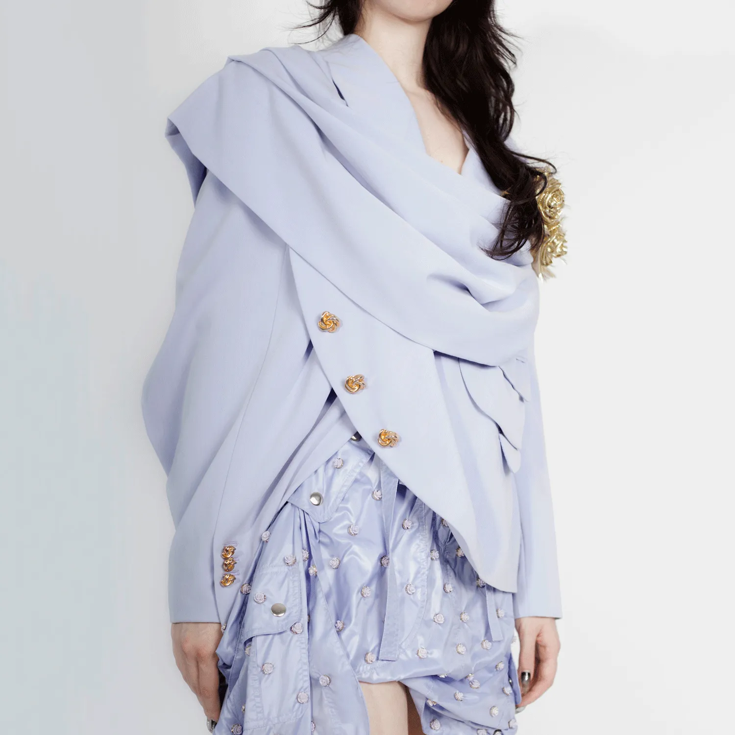 Draped Blazer