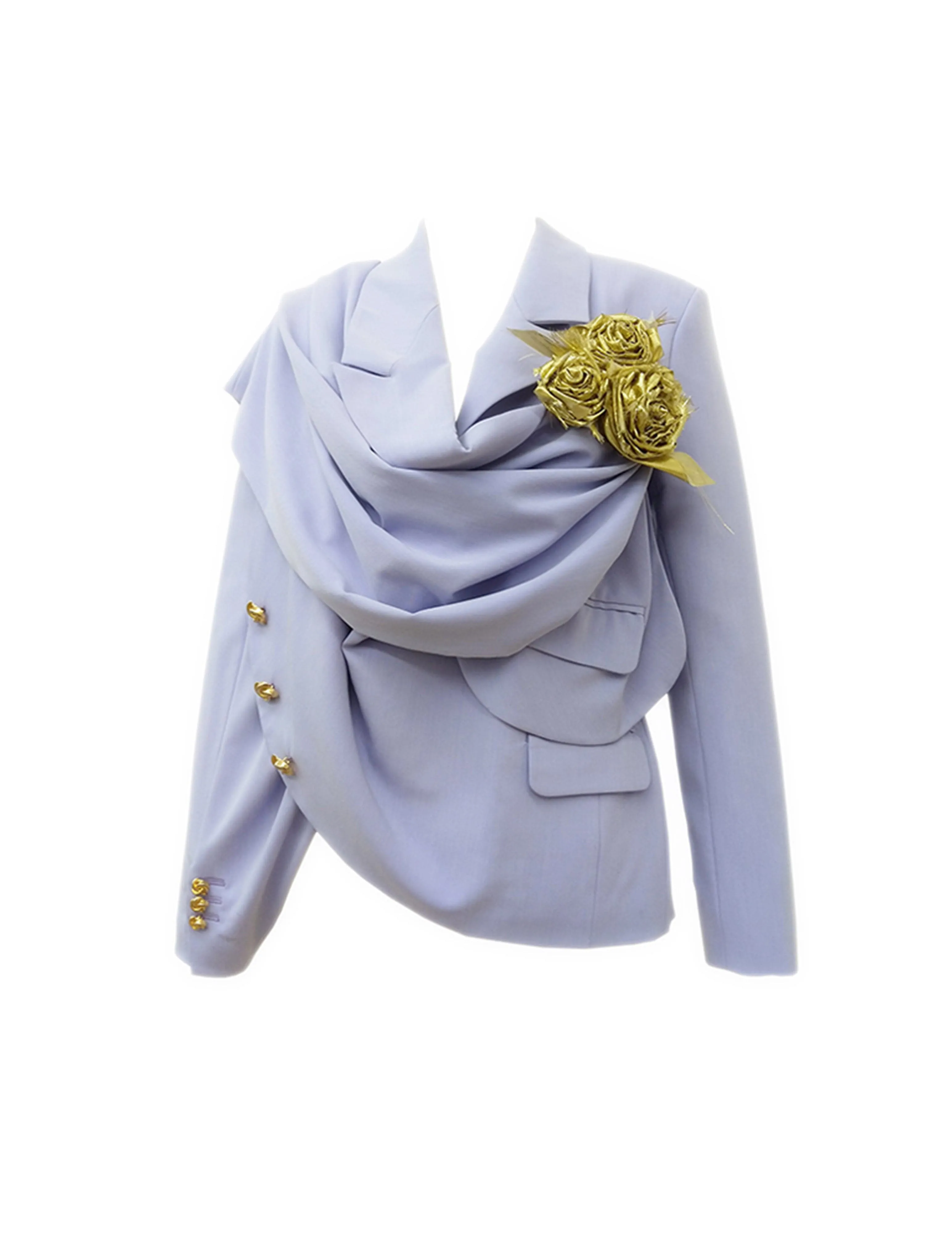 Draped Blazer