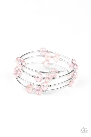 Dreamy Demure Pink Paparazzi Bracelet