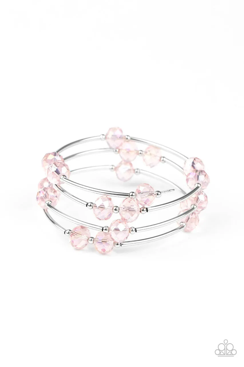 Dreamy Demure Pink Paparazzi Bracelet