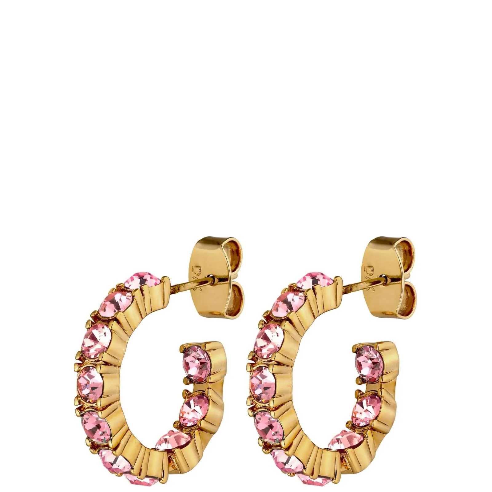 Dyrberg Kern Raquel Hoop Earrings - Light Rose