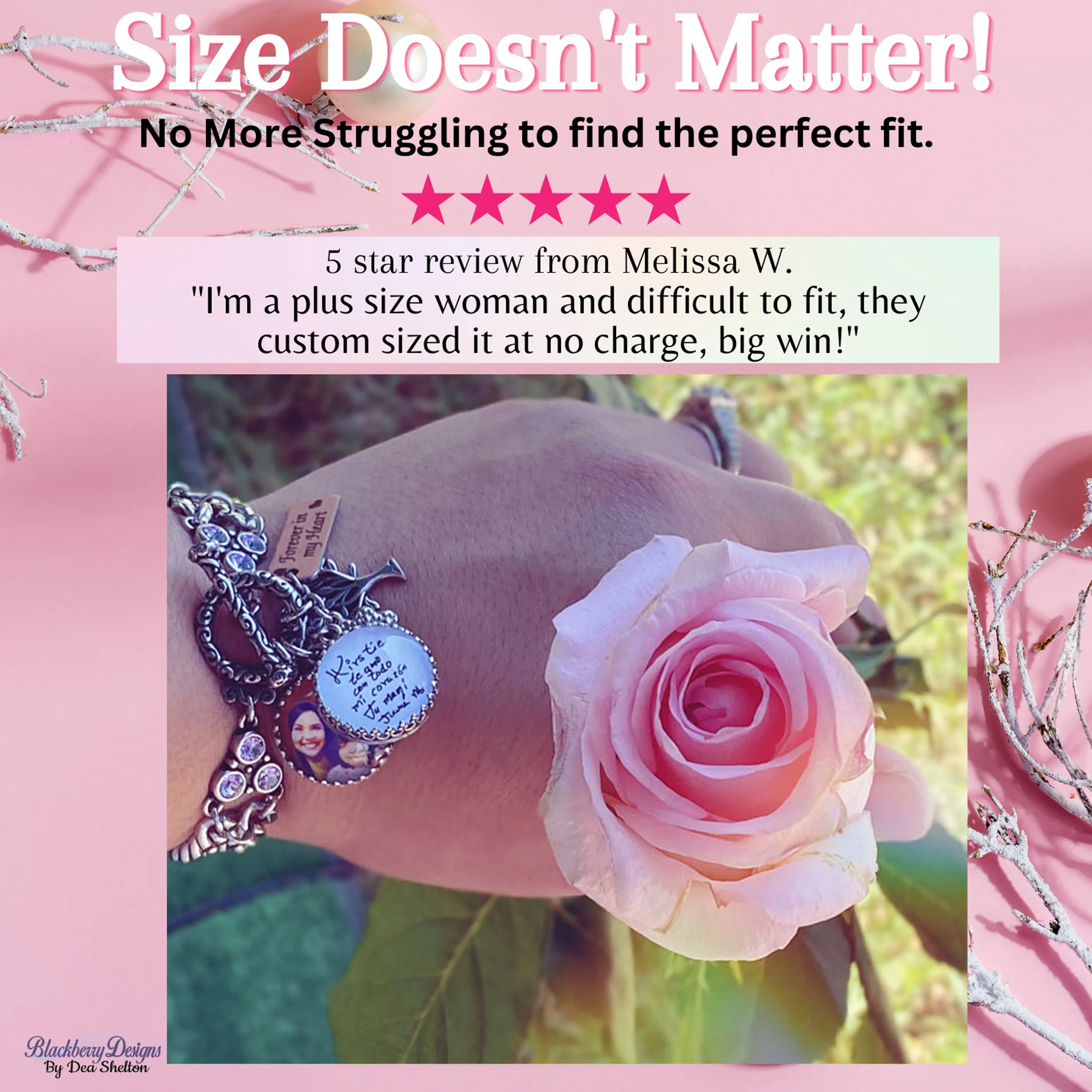 Engraved Personalized September Birthstone Bracelet