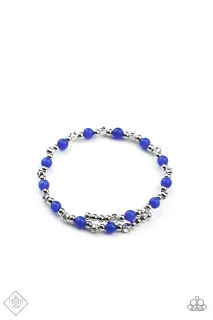 Ethereally Entangled Blue Paparazzi Bracelet