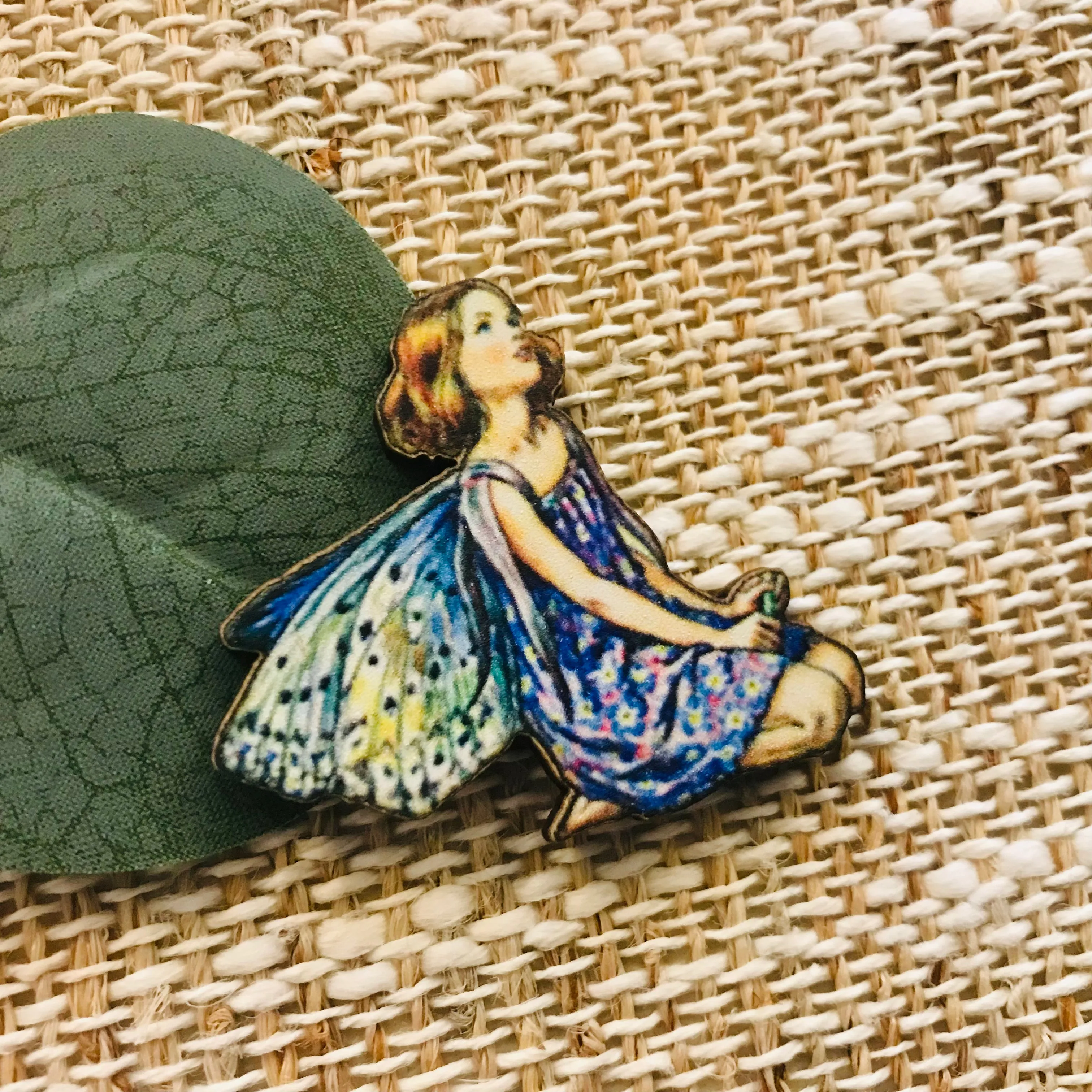 Fairy Wood Brooches