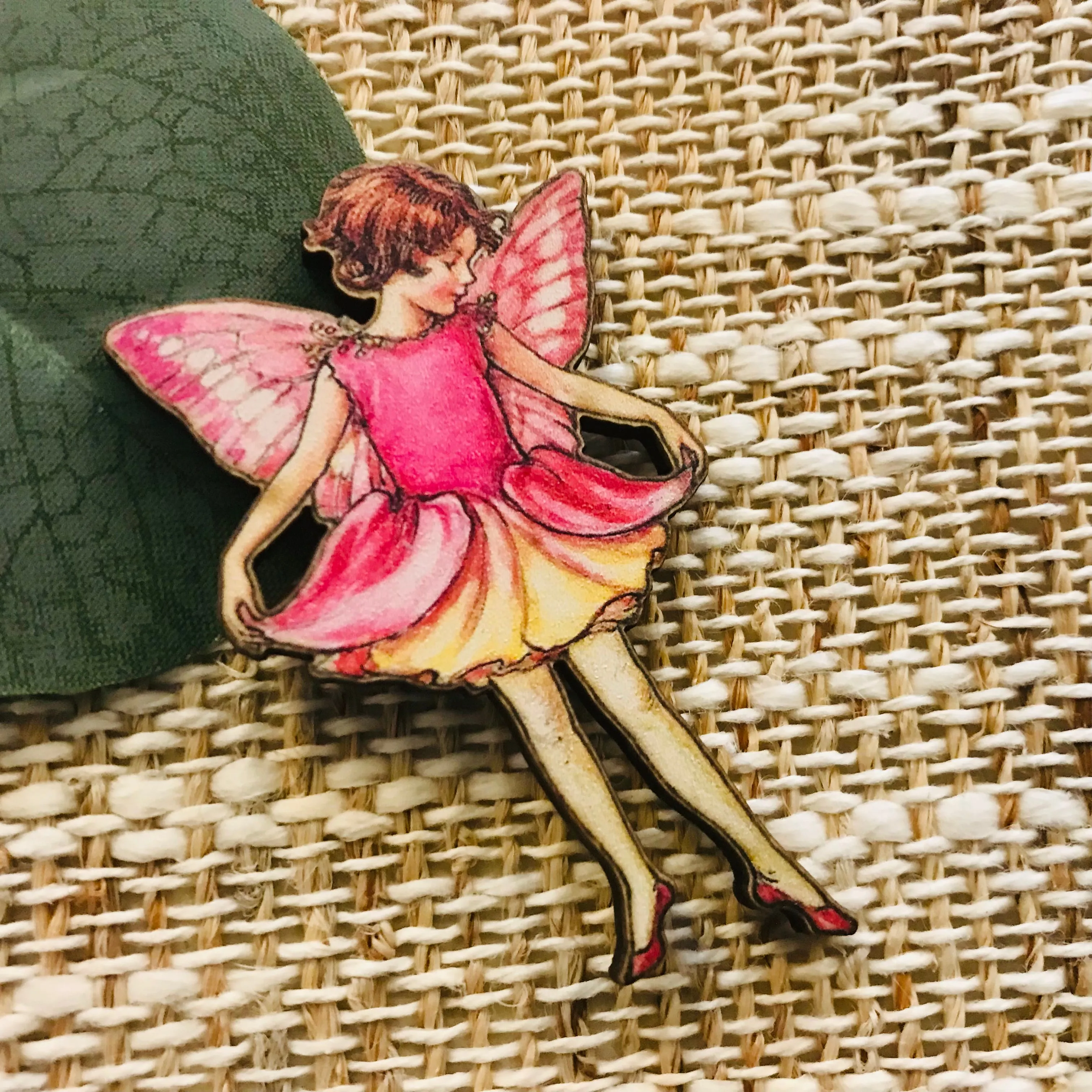 Fairy Wood Brooches