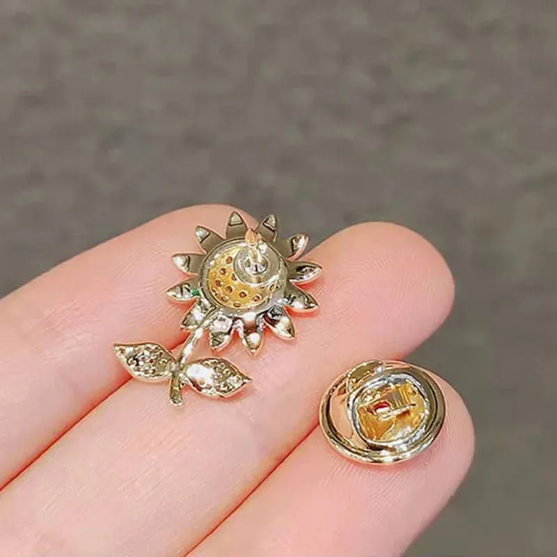 Fashion Bow and Flower Brooch Set