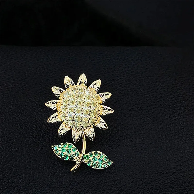 Fashion Bow and Flower Brooch Set