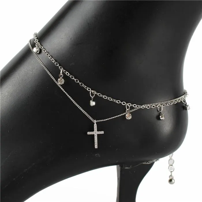 Fashion Cross Anklets Made In Korea