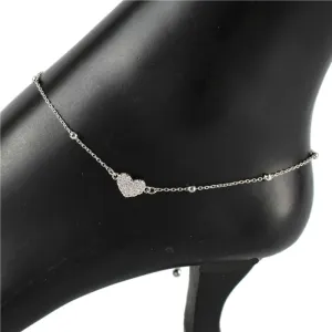 Fashion Heart Anklets Made In Korea