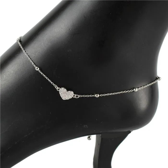 Fashion Heart Anklets Made In Korea