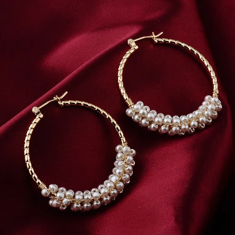 Fashion Letter Hollow Earrings