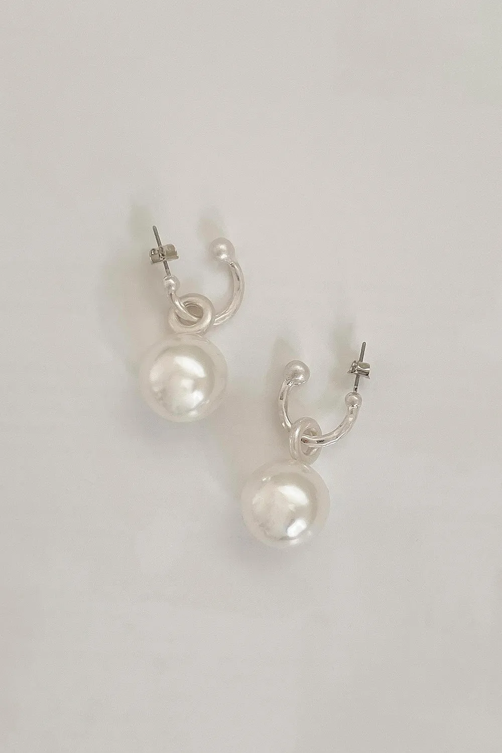 Faux Pearl Ringering Earrings