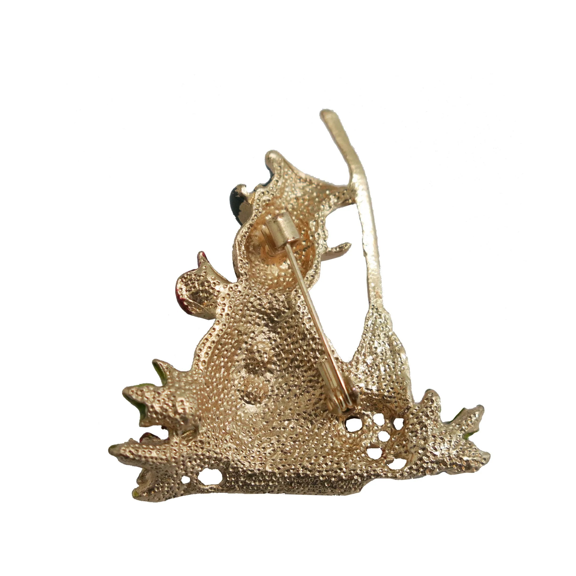 Festive Snowman Brooch
