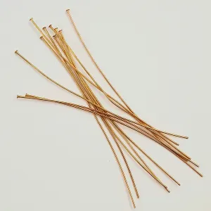 Findings - 80mm Wire Head Pin Gold