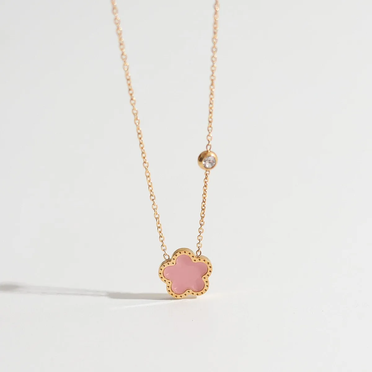 Five Clover Necklace for Women