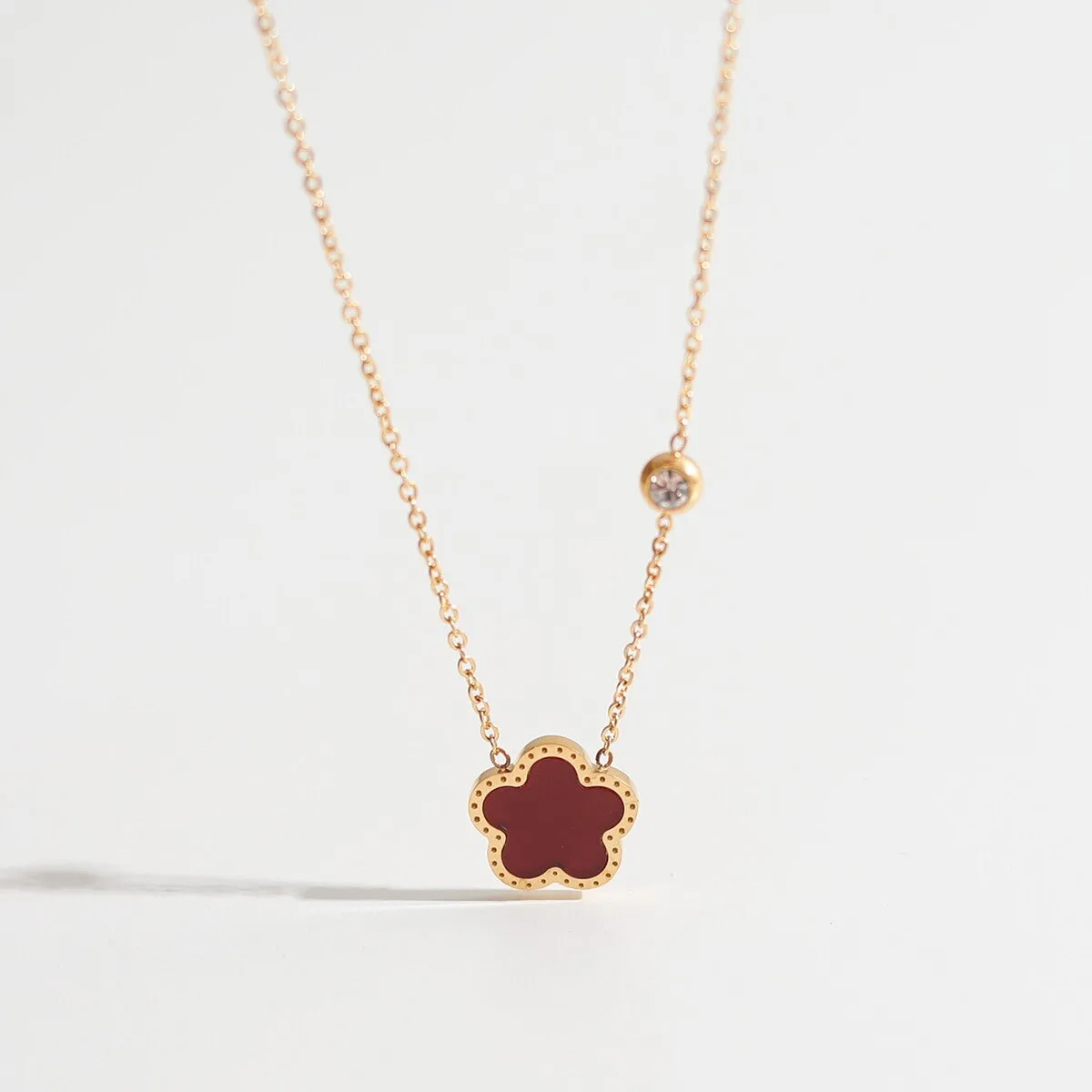 Five Clover Necklace for Women