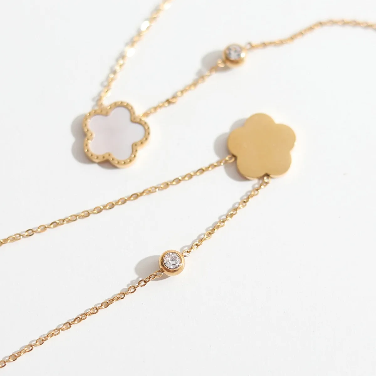 Five Clover Necklace for Women