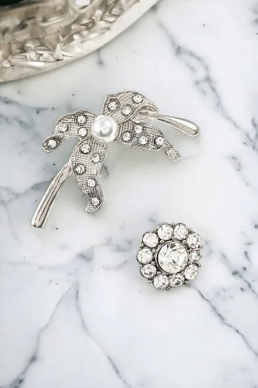 Floral Brooch Set