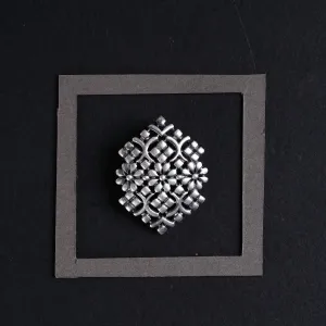 Floral Pentagon Brooch