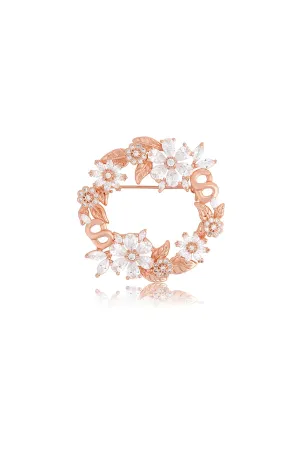 Floryn Brooch - Rose Gold