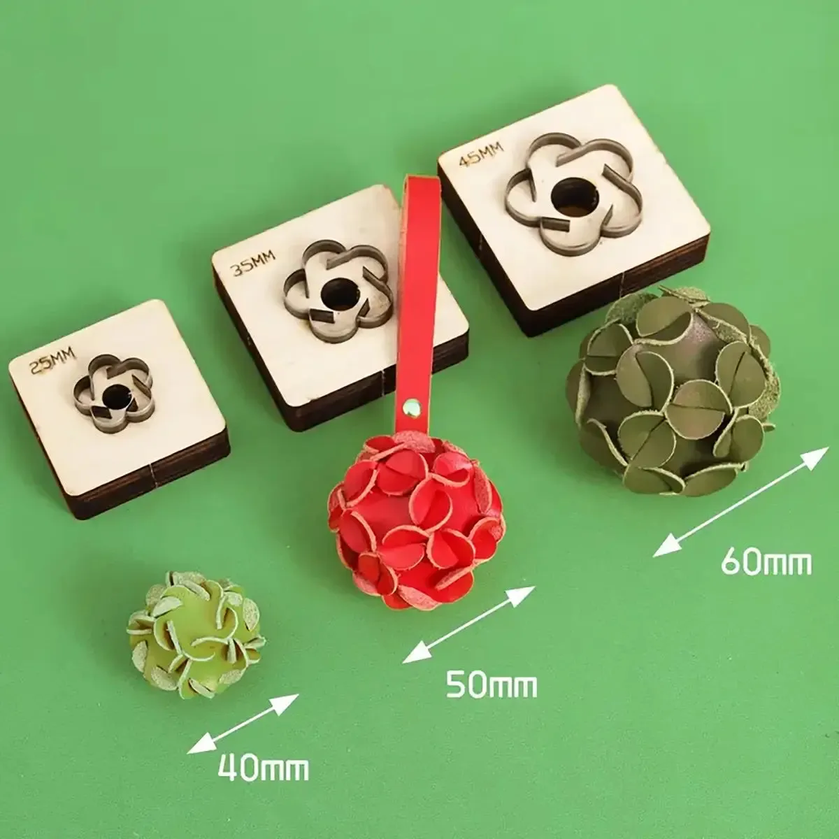 Flower Petal Ball Die Cutter.