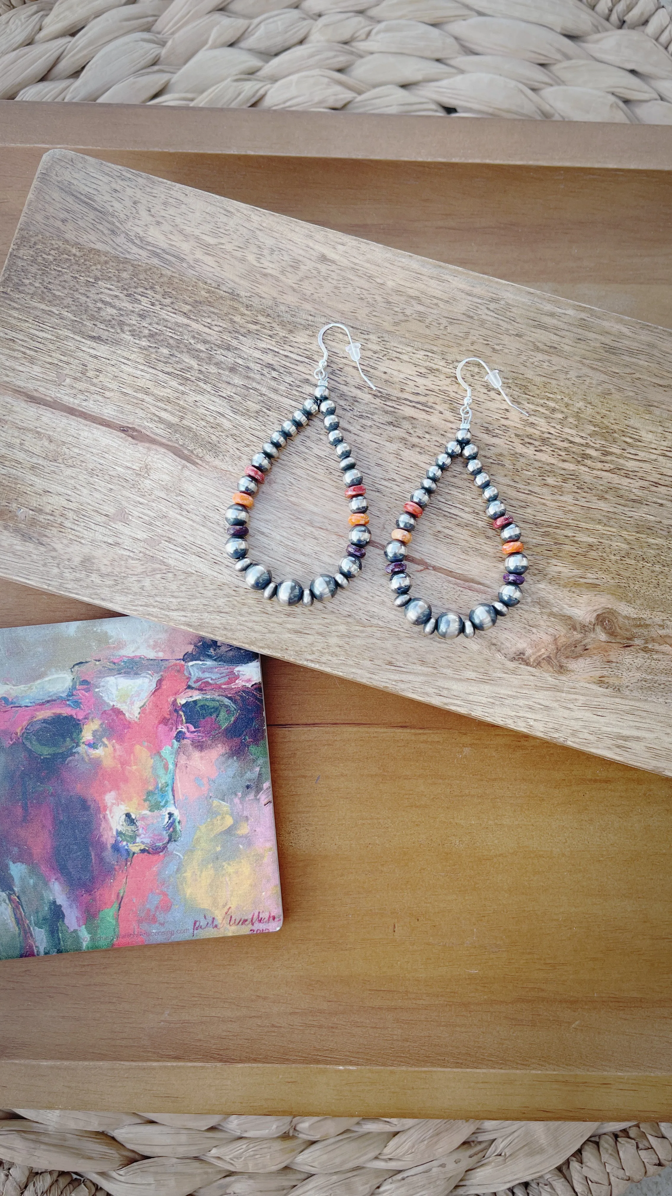 G3 Jupiter Silver and Turquoise Teardrops