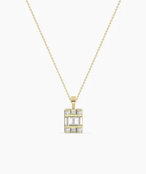 Geometric Diamond Necklace