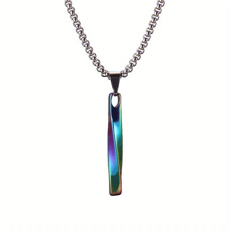Geometric Spiral Necklace Personalized Pendant
