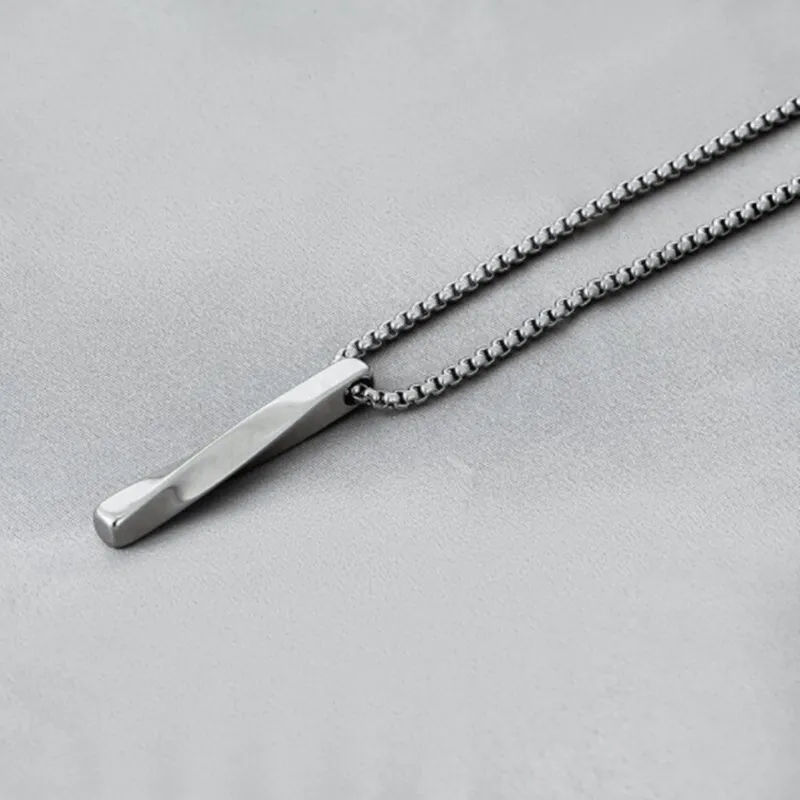Geometric Spiral Necklace Personalized Pendant
