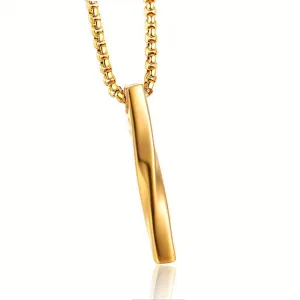 Geometric Spiral Necklace Personalized Pendant