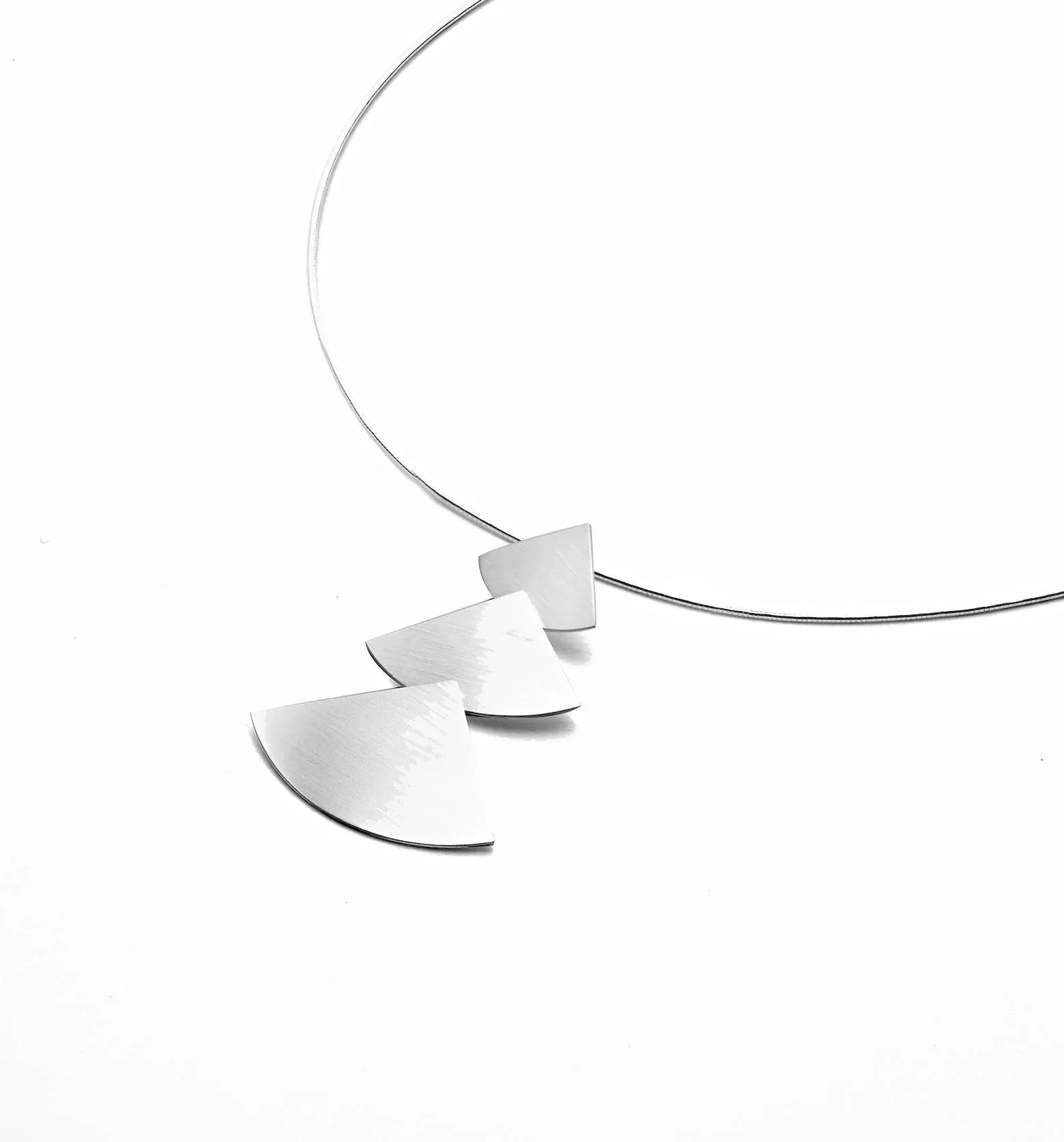 Geometric Triangle Pendant Necklace