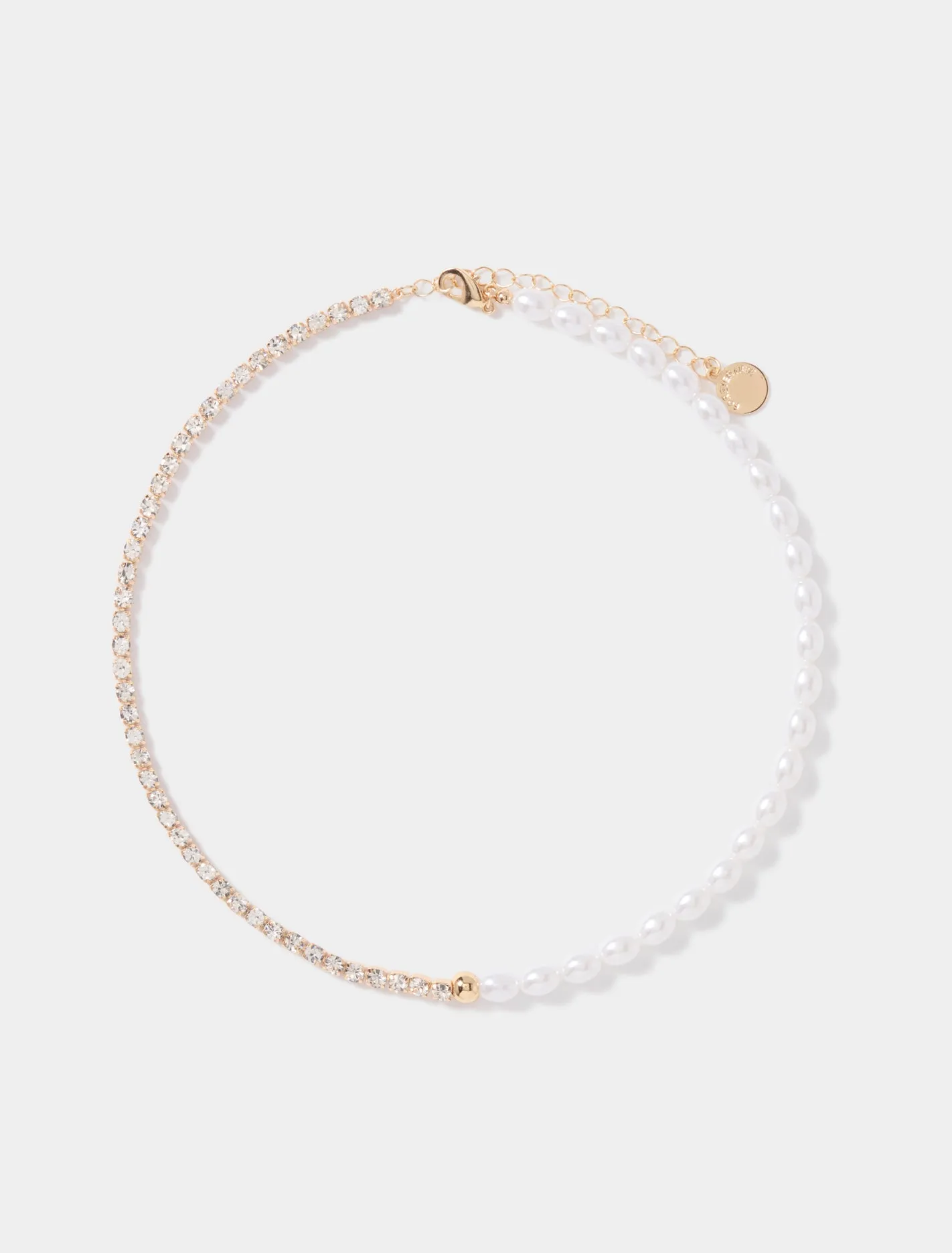 Gigi Glass Pearl Necklace