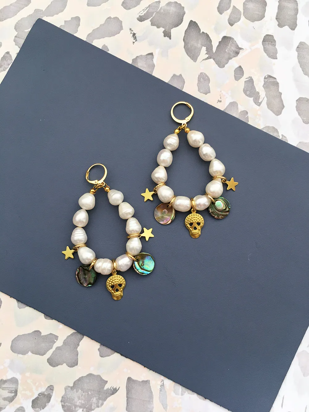 Glamorous Pearl Charm Earrings for Day or Night - Louise Thompson Style