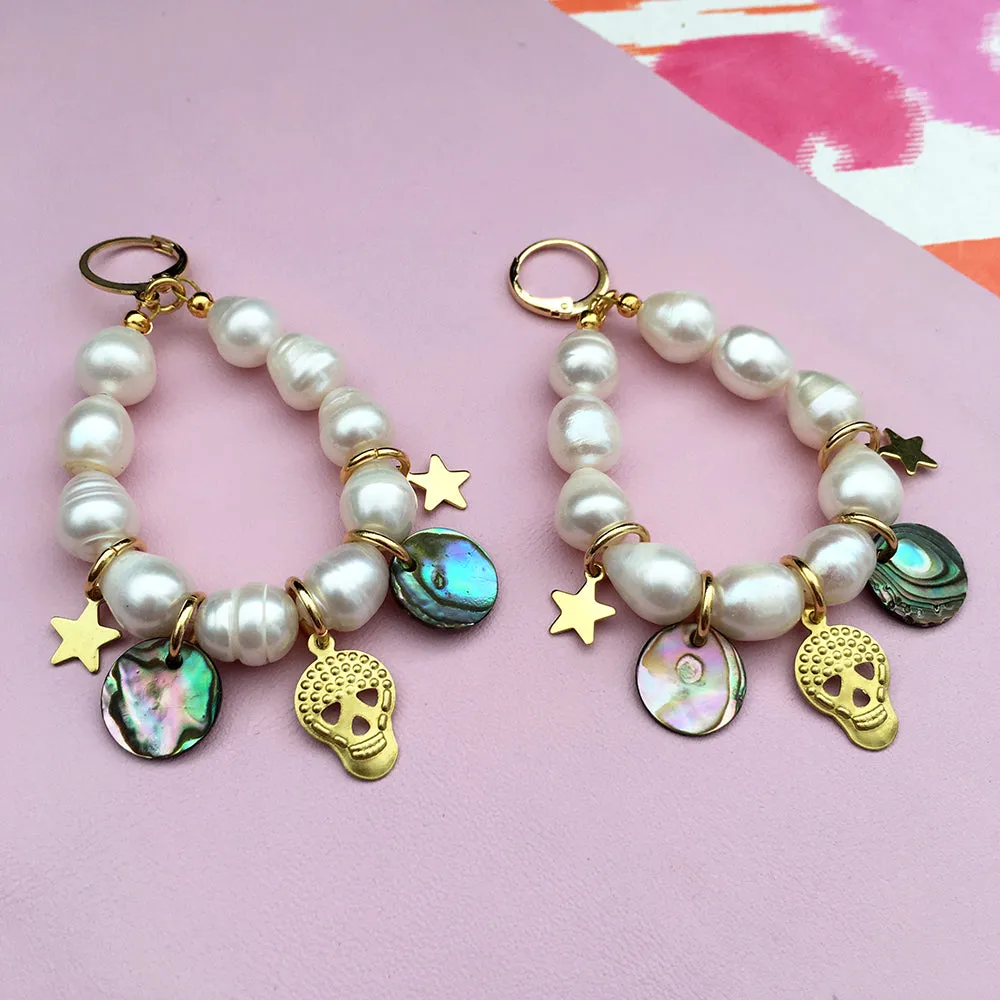 Glamorous Pearl Charm Earrings for Day or Night - Louise Thompson Style