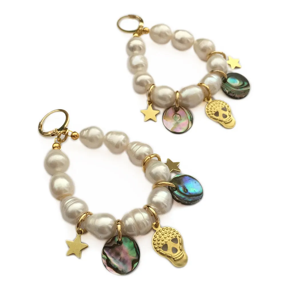 Glamorous Pearl Charm Earrings for Day or Night - Louise Thompson Style