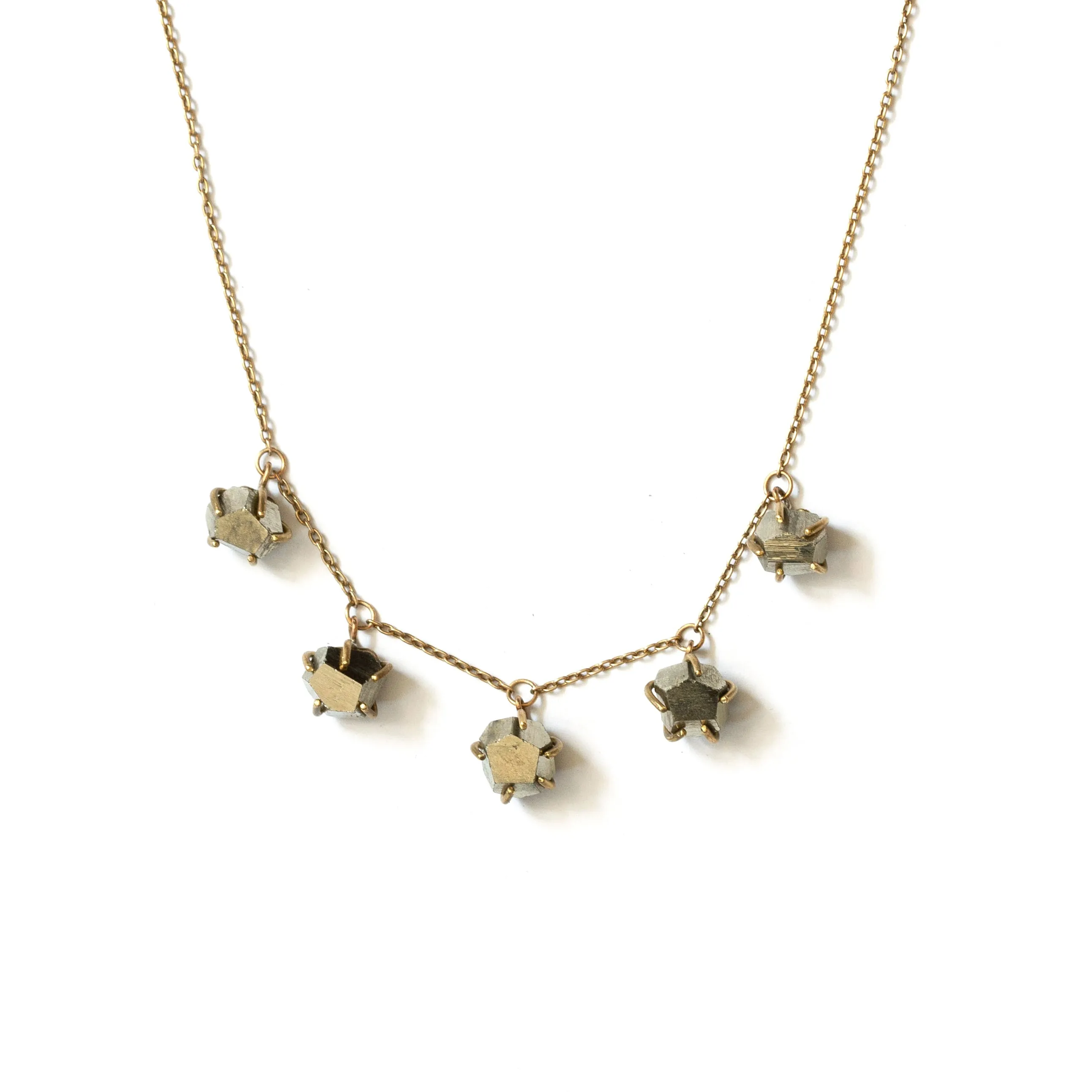 Glitter Path Cascade Necklace
