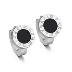 Gold Circle Black Onyx Earrings – Maestro Hennessy ®