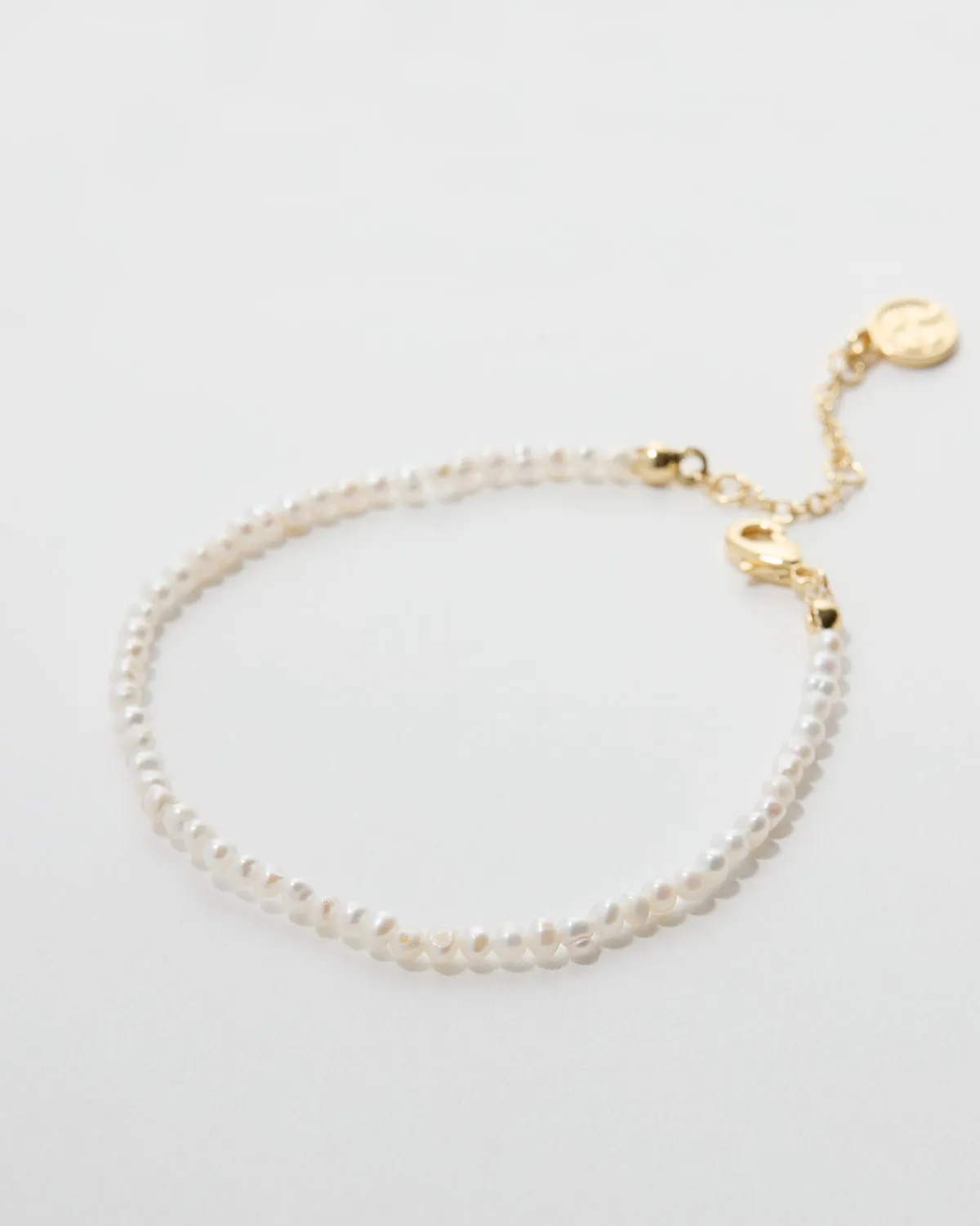 Grit Seed Pearl Anklet