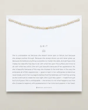 Grit Seed Pearl Anklet