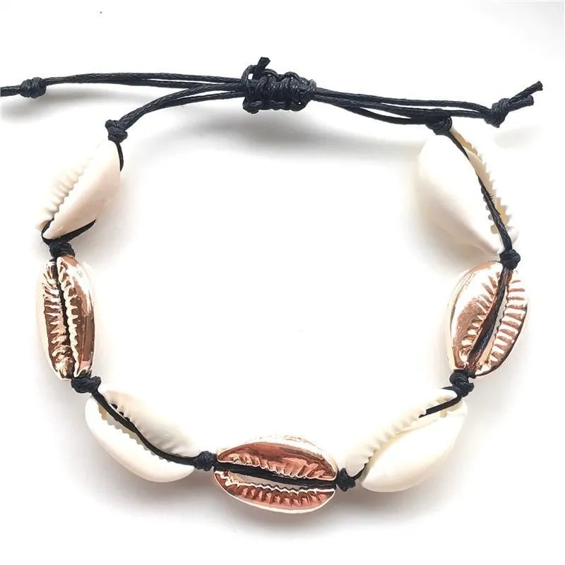 Handmade Shell Anklets for Women Foot Jewelry Bracelet ankle strap Bohemian Accessories shell anklets