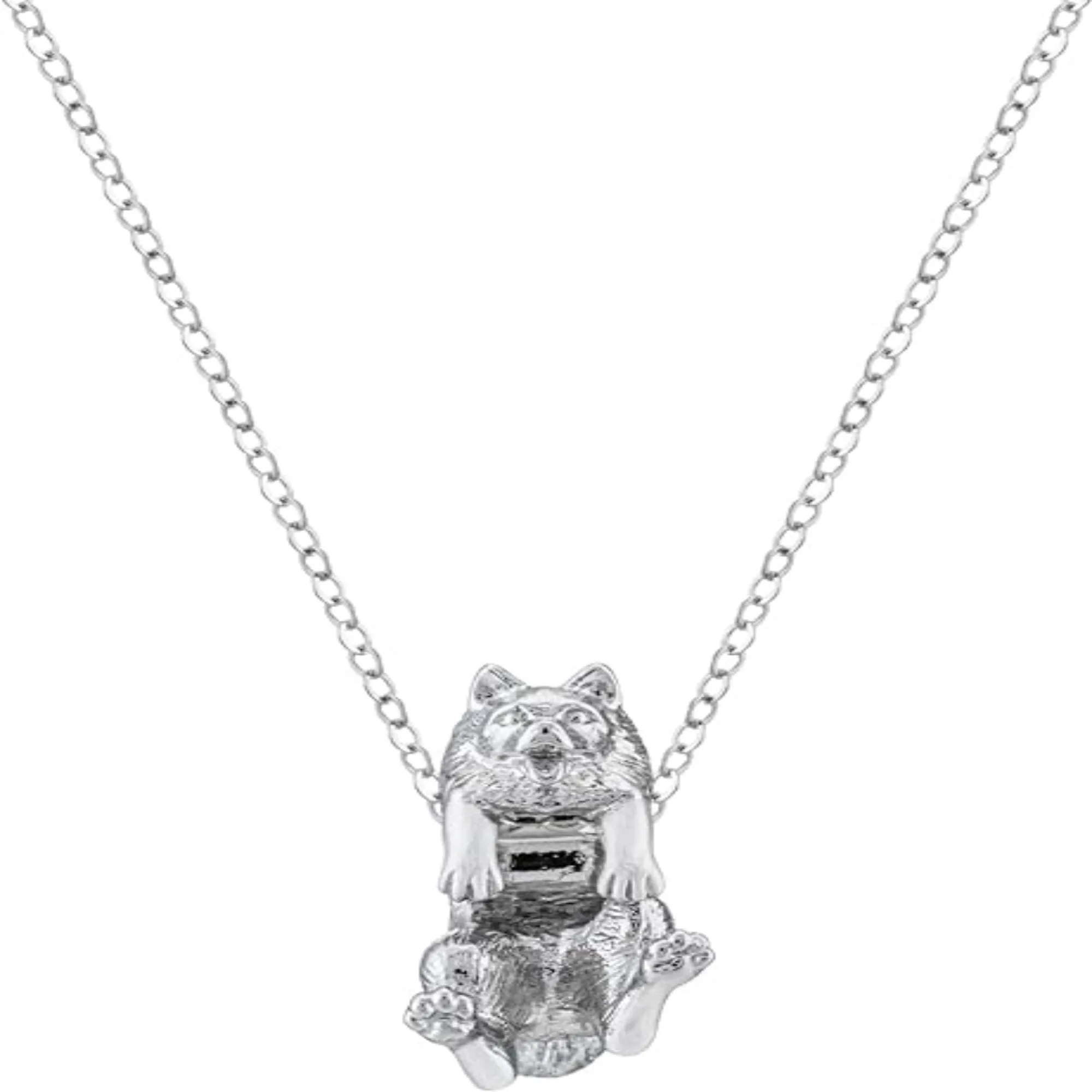 Hanging Pomeranian Dog Necklace