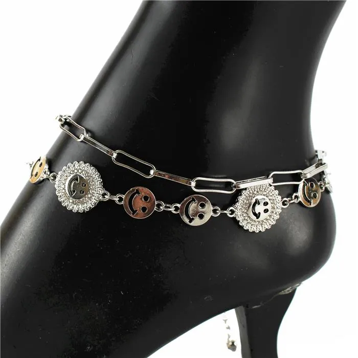 Happy Face Anklet