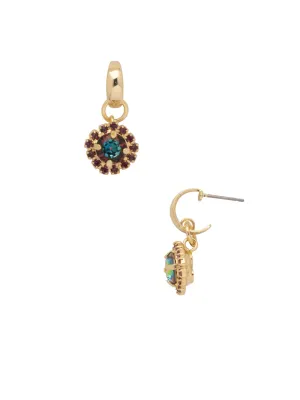 Haute Halo Huggie Dangle Earrings - EFK7BGVO