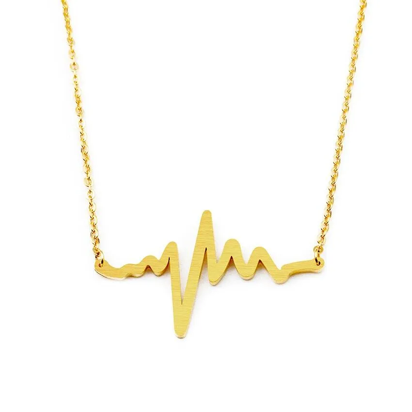 Heartbeat Wave Necklace