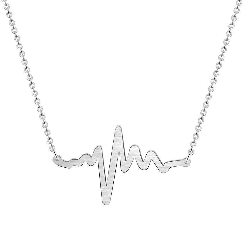 Heartbeat Wave Necklace