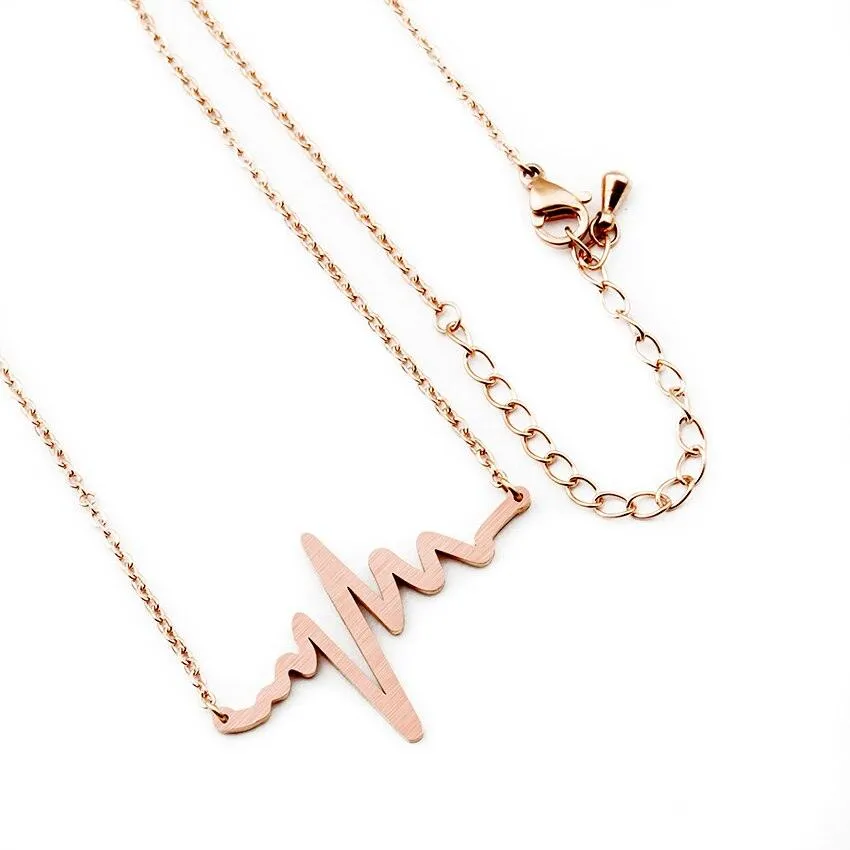 Heartbeat Wave Necklace