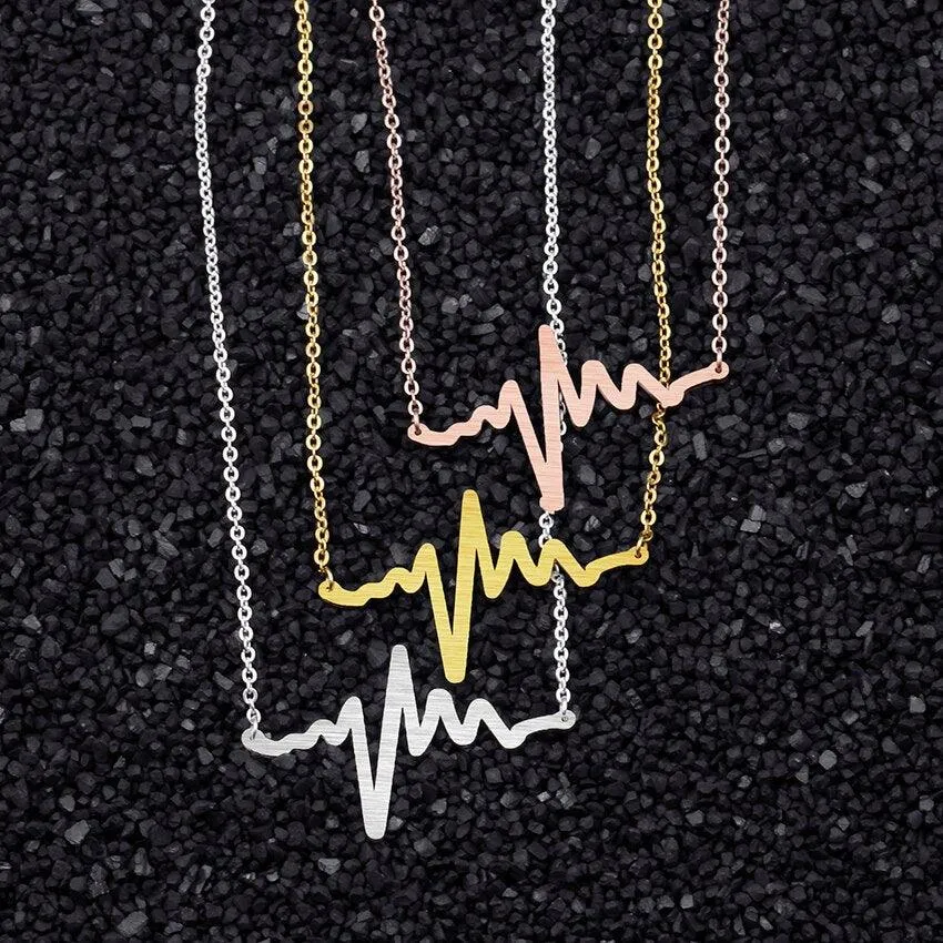 Heartbeat Wave Necklace
