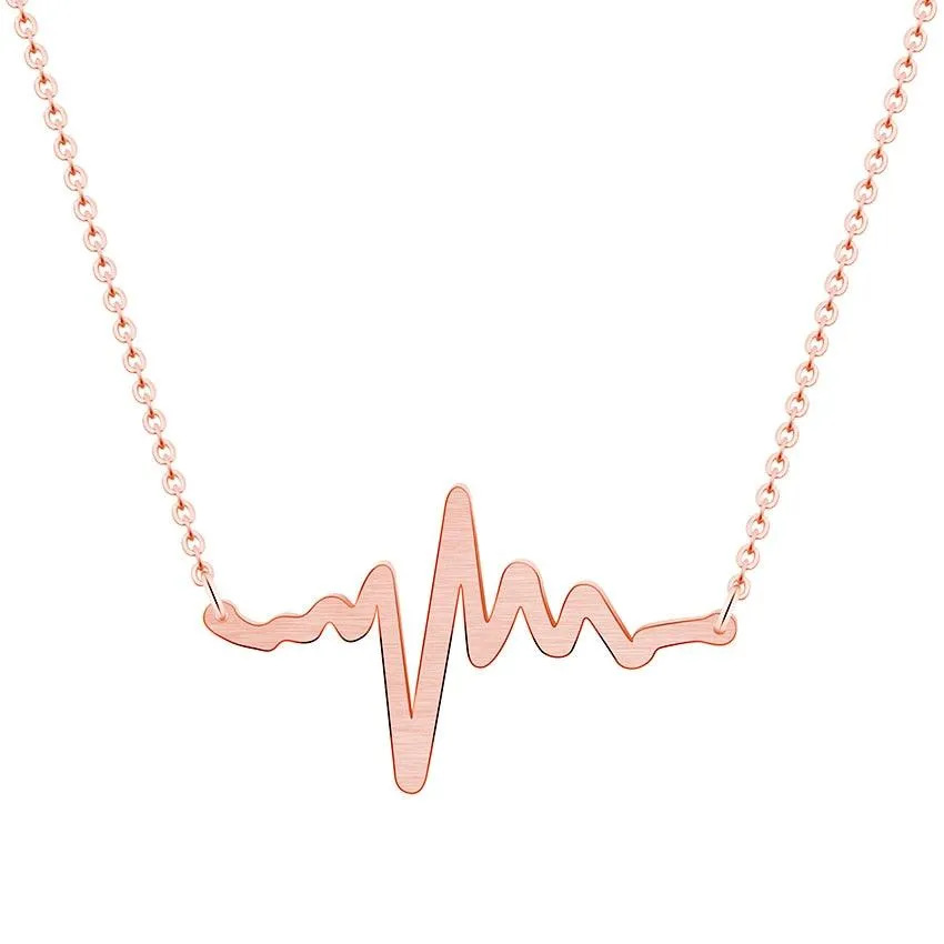 Heartbeat Wave Necklace